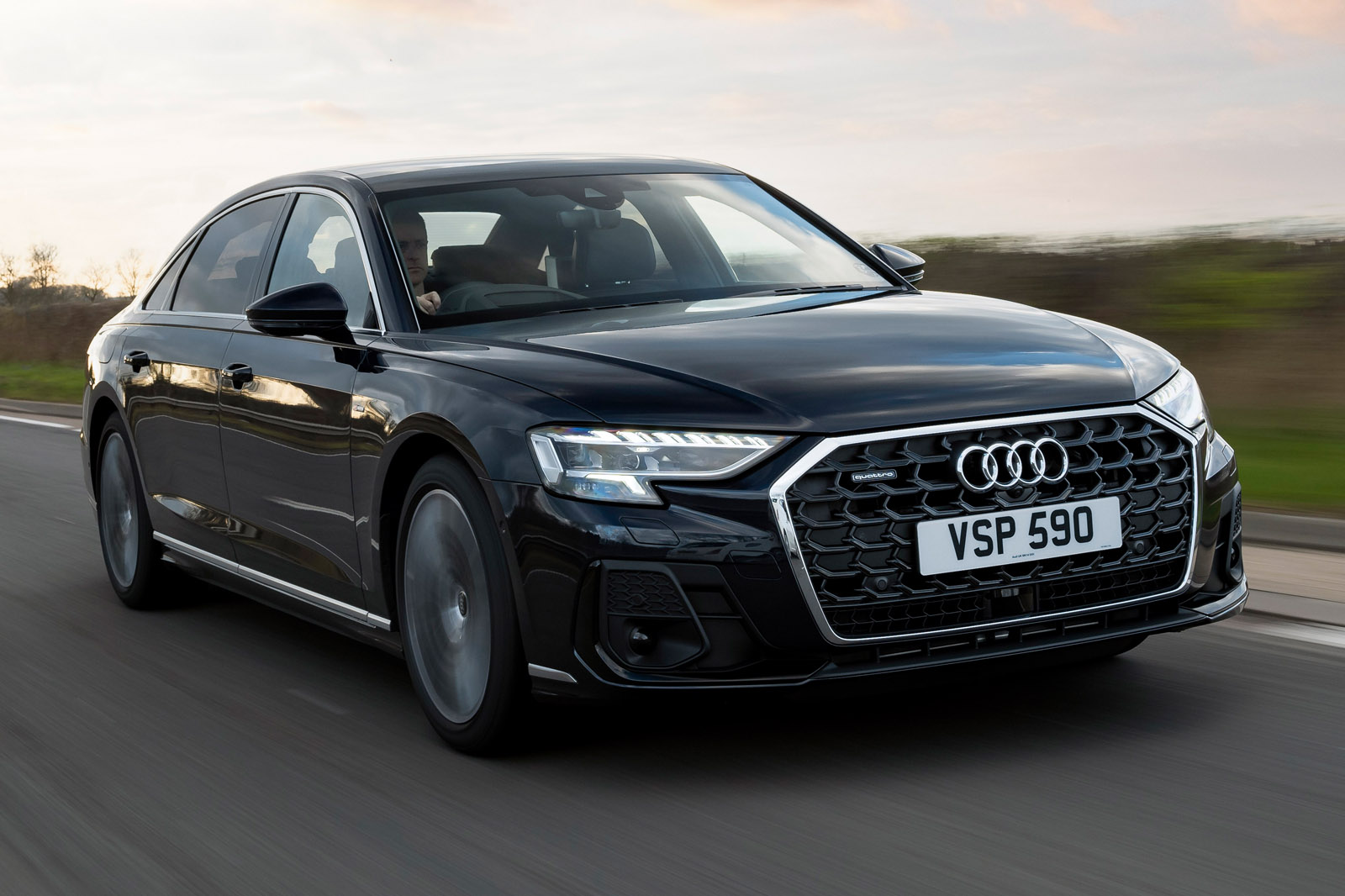 بررسی آئودی A8 L 50 TDI Quattro Sport 2022 انگلستان